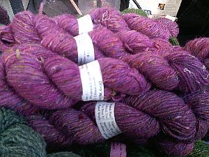 So Sari Handspun Wool Winter Rose